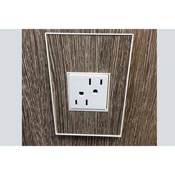 Legrand AWM1G2FH4 Adorne French Oak 1-Gang Wall Plate