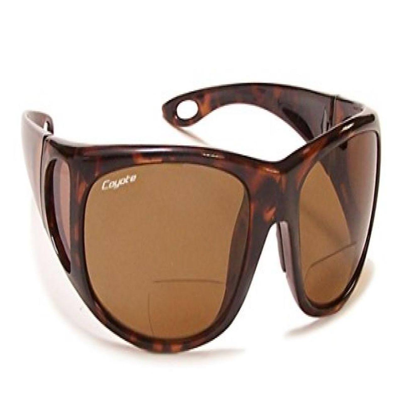 Coyote Eyewear BP-17 Polarized Bifocal Reader Sunglass - Tortoise/Brown