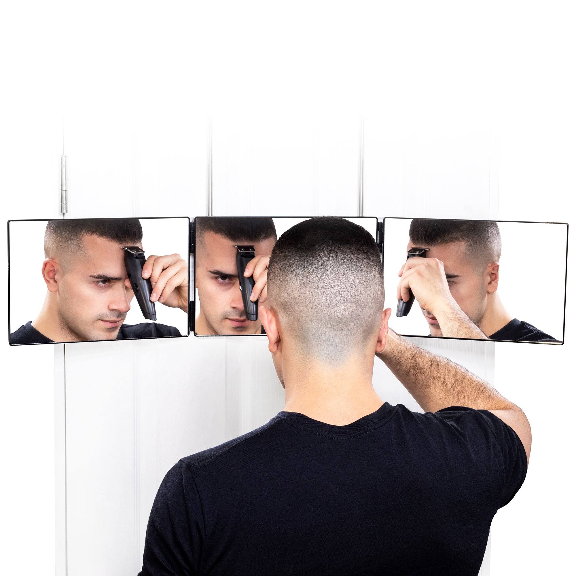 Self Style System Travel Size for Women Teal 3 Way Mirror with Adjustable