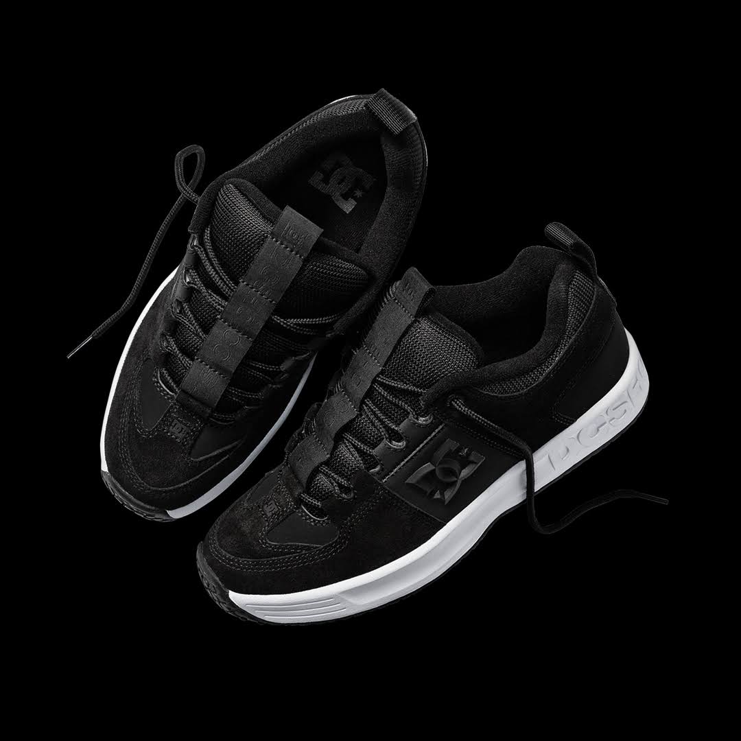 DC Shoes Lynx OG Skate Shoes - Black/White 10.5