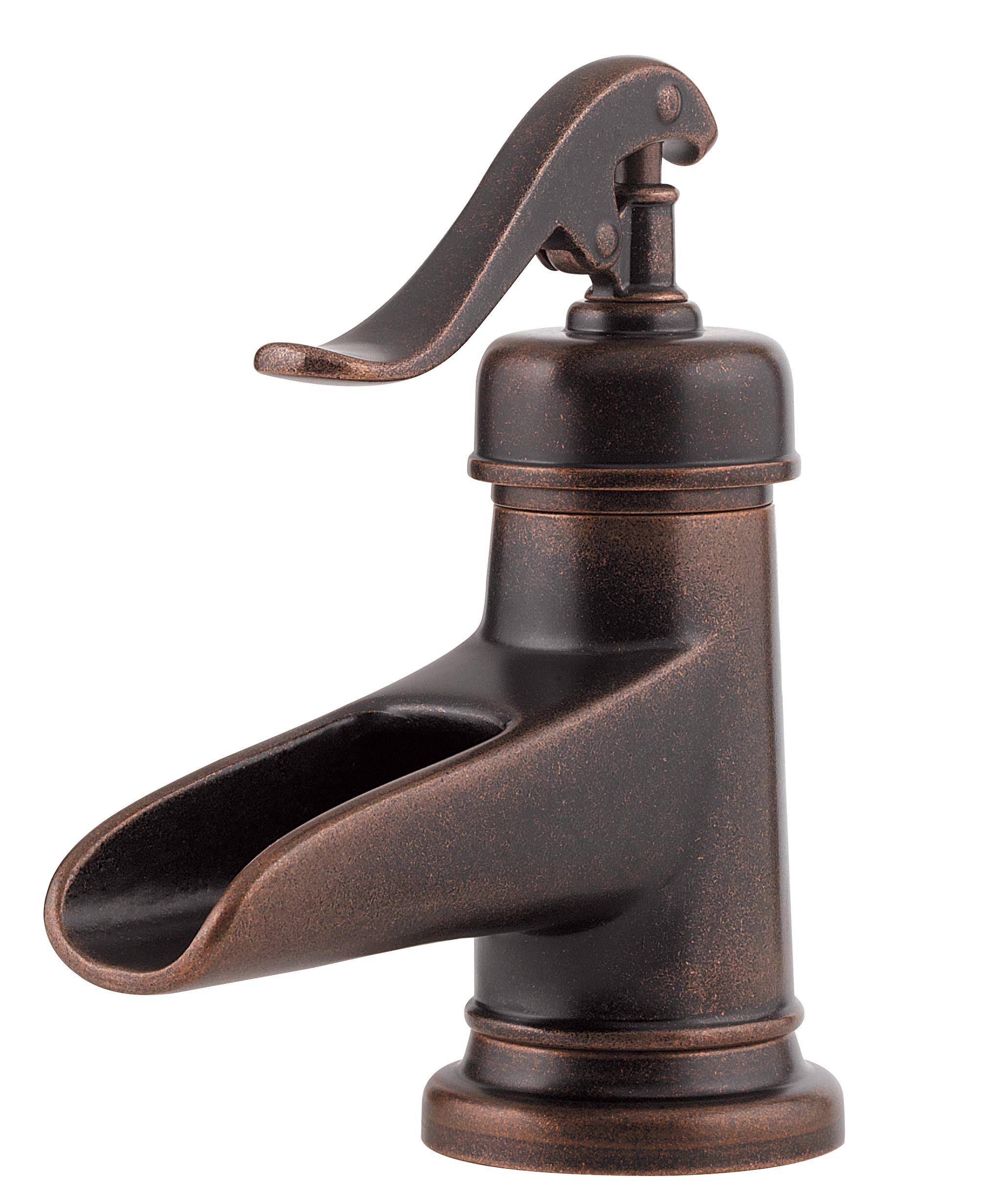 Pfister Ashfield 4x22 Centerset Single-Handle Bathroom Faucet - Rustic Bronze