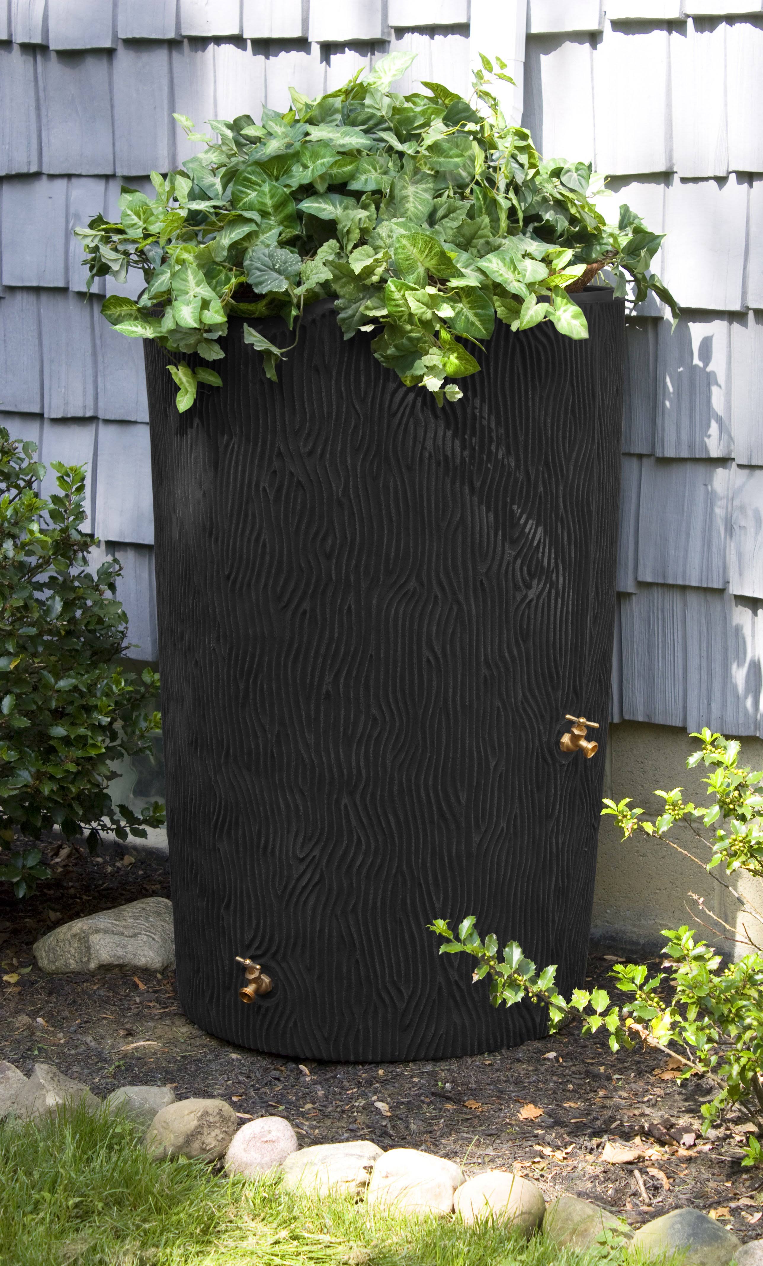 Impressions 90 Gallon Bark Rain Saver - Gray - Good Ideas