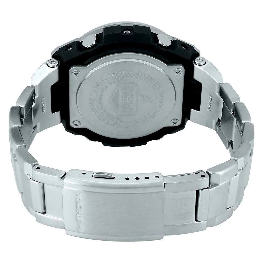 Casio Men's G-Shock GSTS110D-1A Silver Stainless-Steel Quartz Watch