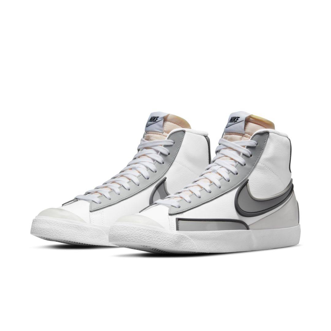 Nike Blazer Mid &77 Infinite White/Lt Smoke Grey-Iron Grey-GREY Fog