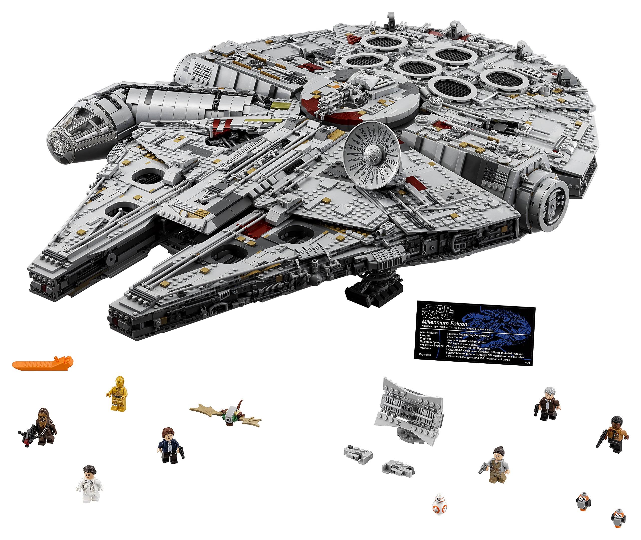Lego Star Wars Ultimate Millennium Falcon 75192 Building Kit (7541 Pieces) Standard