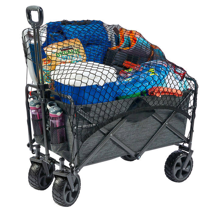 Mac Sports XL Folding Wagon with Cargo Net