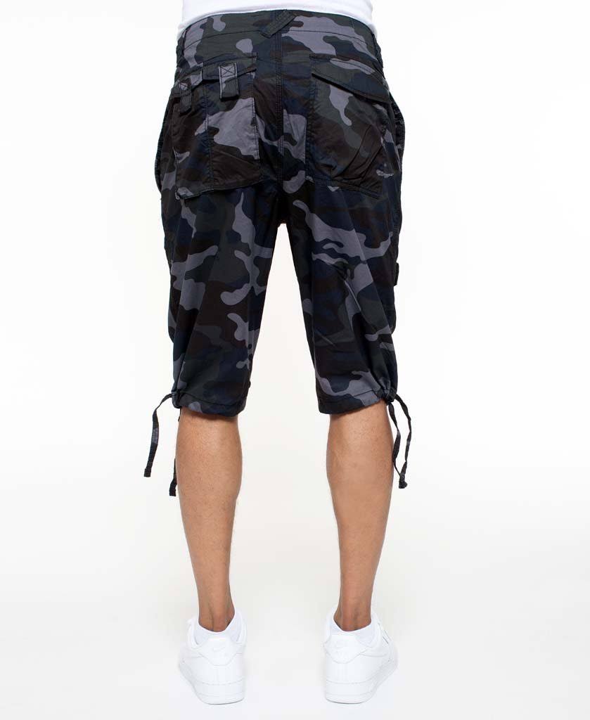 Sean John Mens Flight Casual Cargo Shorts Nightsky 42