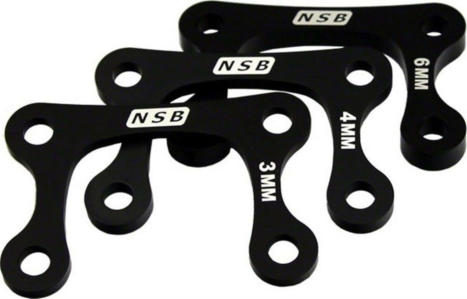 North Shore Billet Direct Mount Stem Stack Spacer Kit 34 and 6mm Black