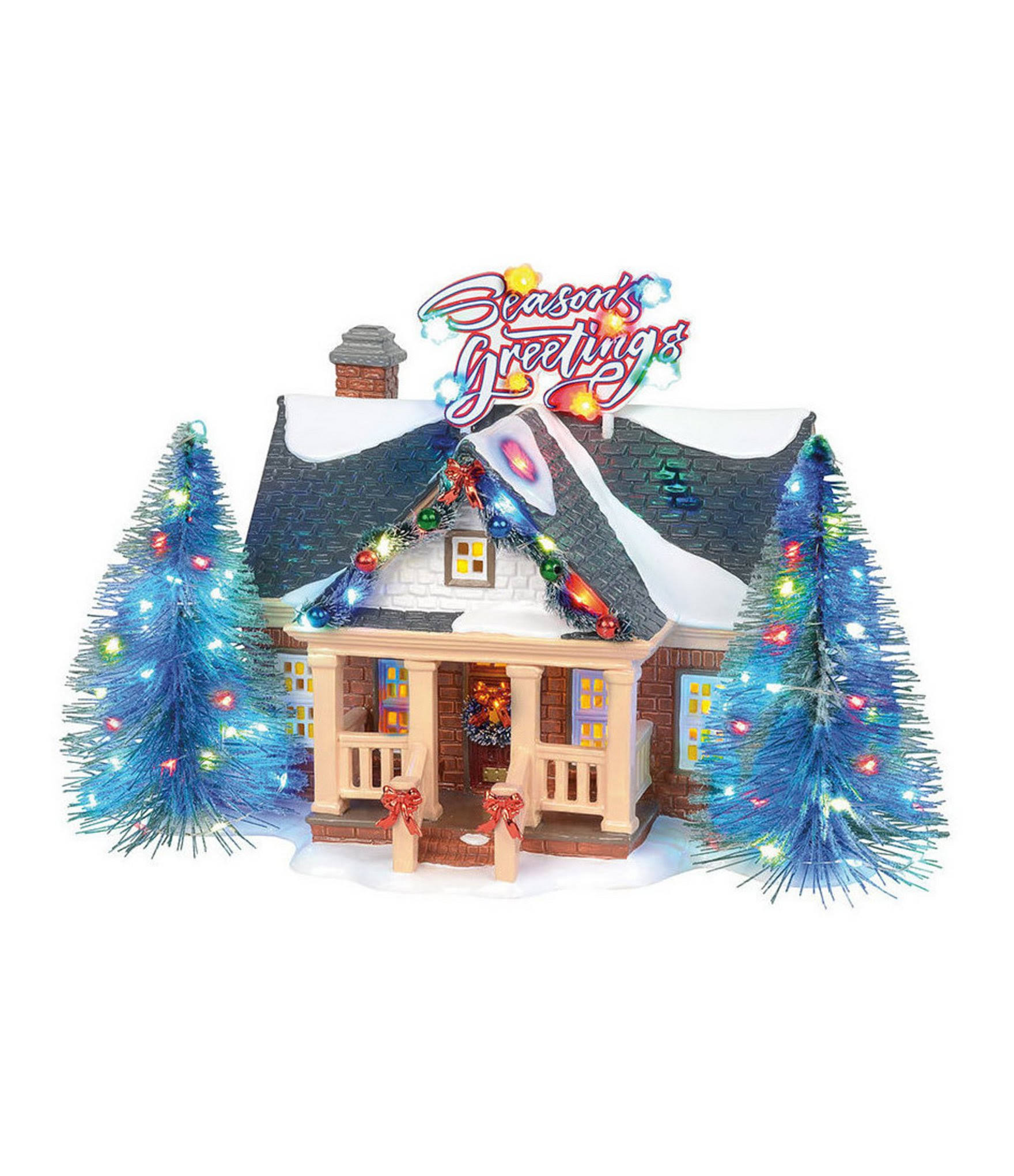 Department 56 Original Snow Village Brite Lites Holiday House