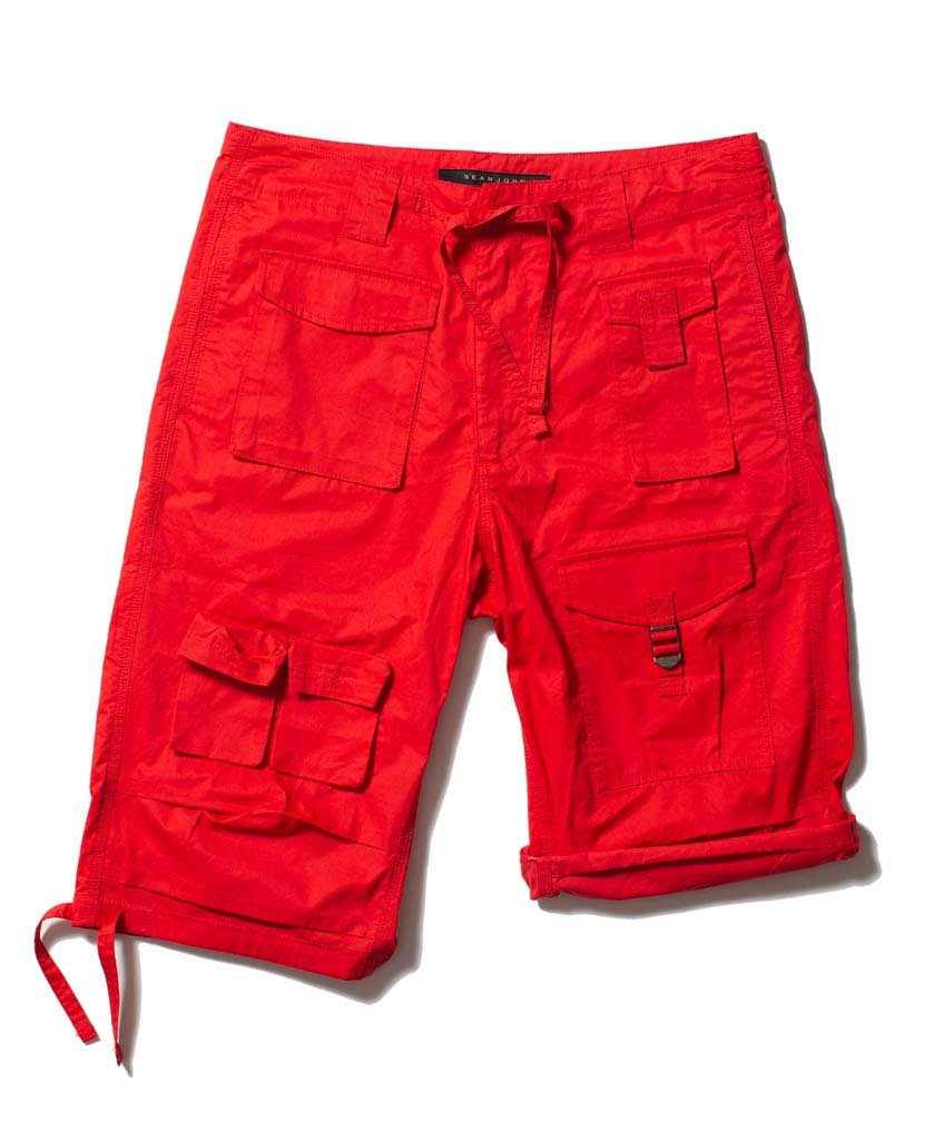 Sean John Mens Flight Casual Cargo Shorts Nightsky 42