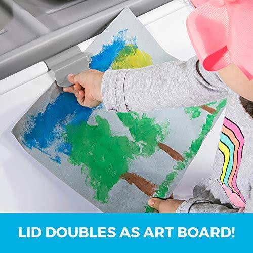 Step2 2-in-1 Toy Box u0026 Art Lid Gray
