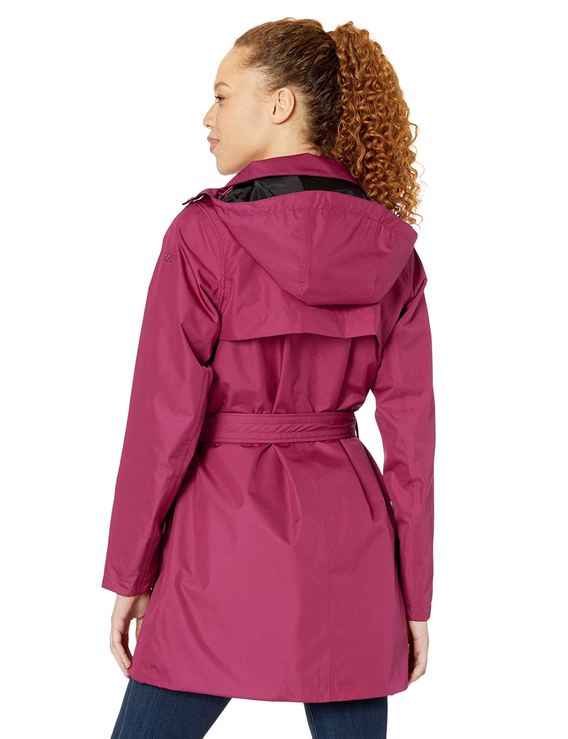 Helly Hansen Women's Welsey II Trench Coat - 53247 Plum - L