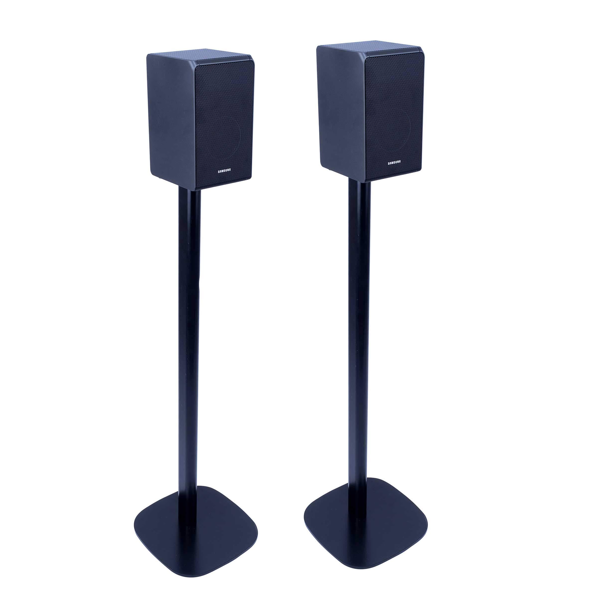 Vebos Floor Stand Samsung HW-Q90R Black Set en Optimal Experience in Every Room - Allows You to Place Your Samsung HW-Q90R Exact