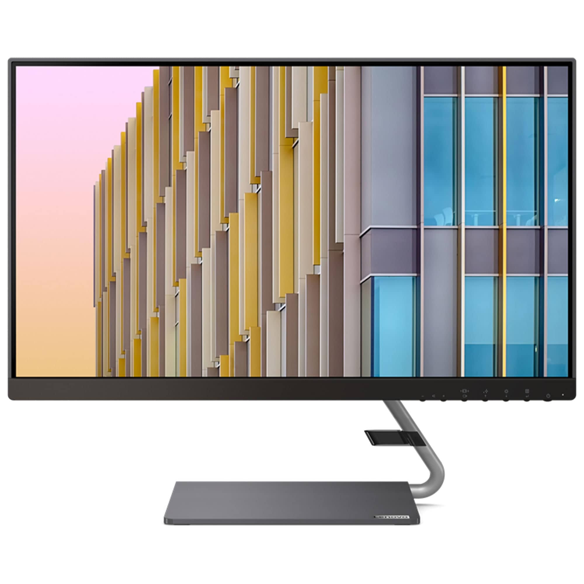 Lenovo Q24h-10 QHD IPS Monitor Gray