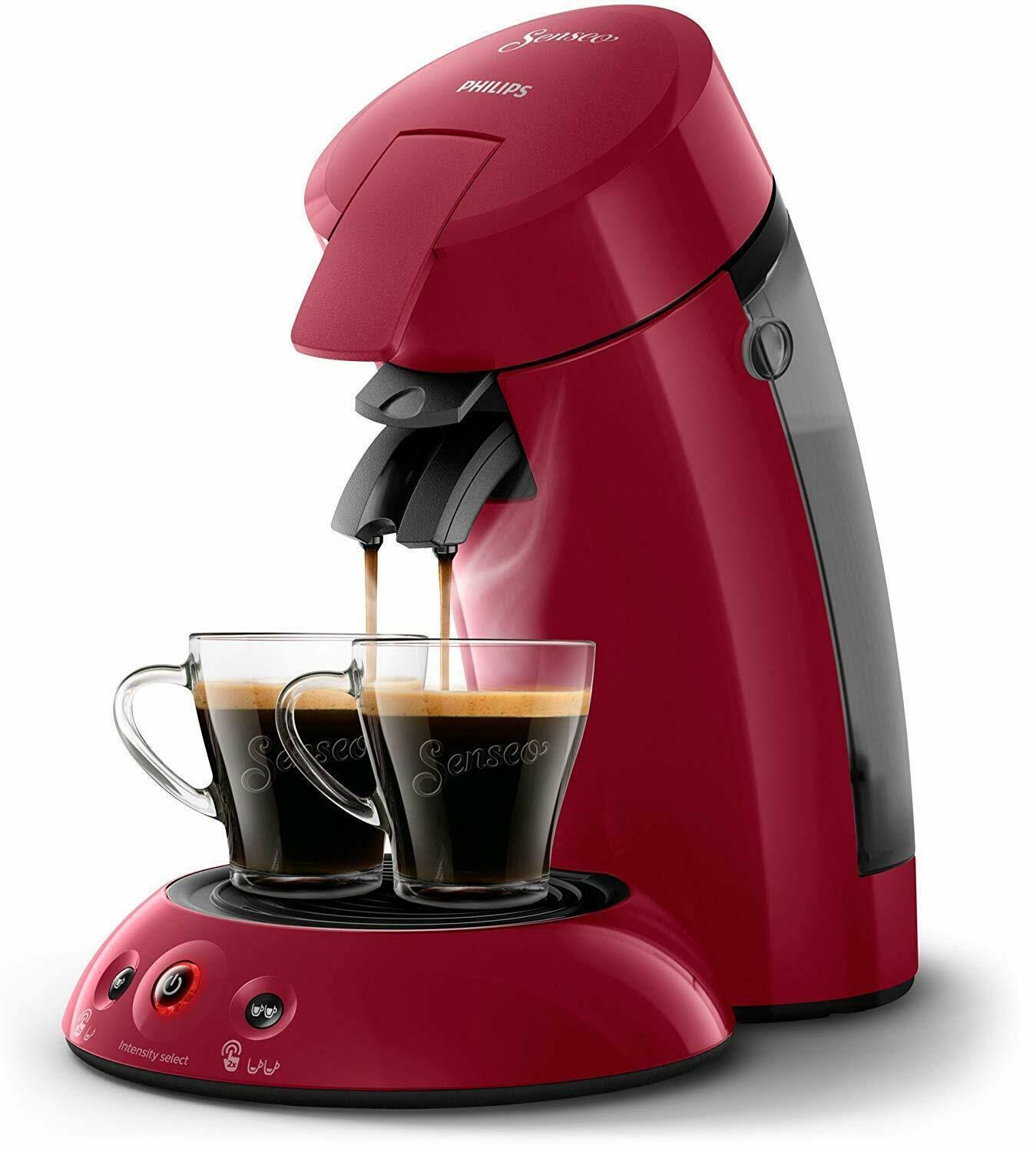 Philips Coffee Maker Senseo New Original Choice of Cream Plus Thickness -Red