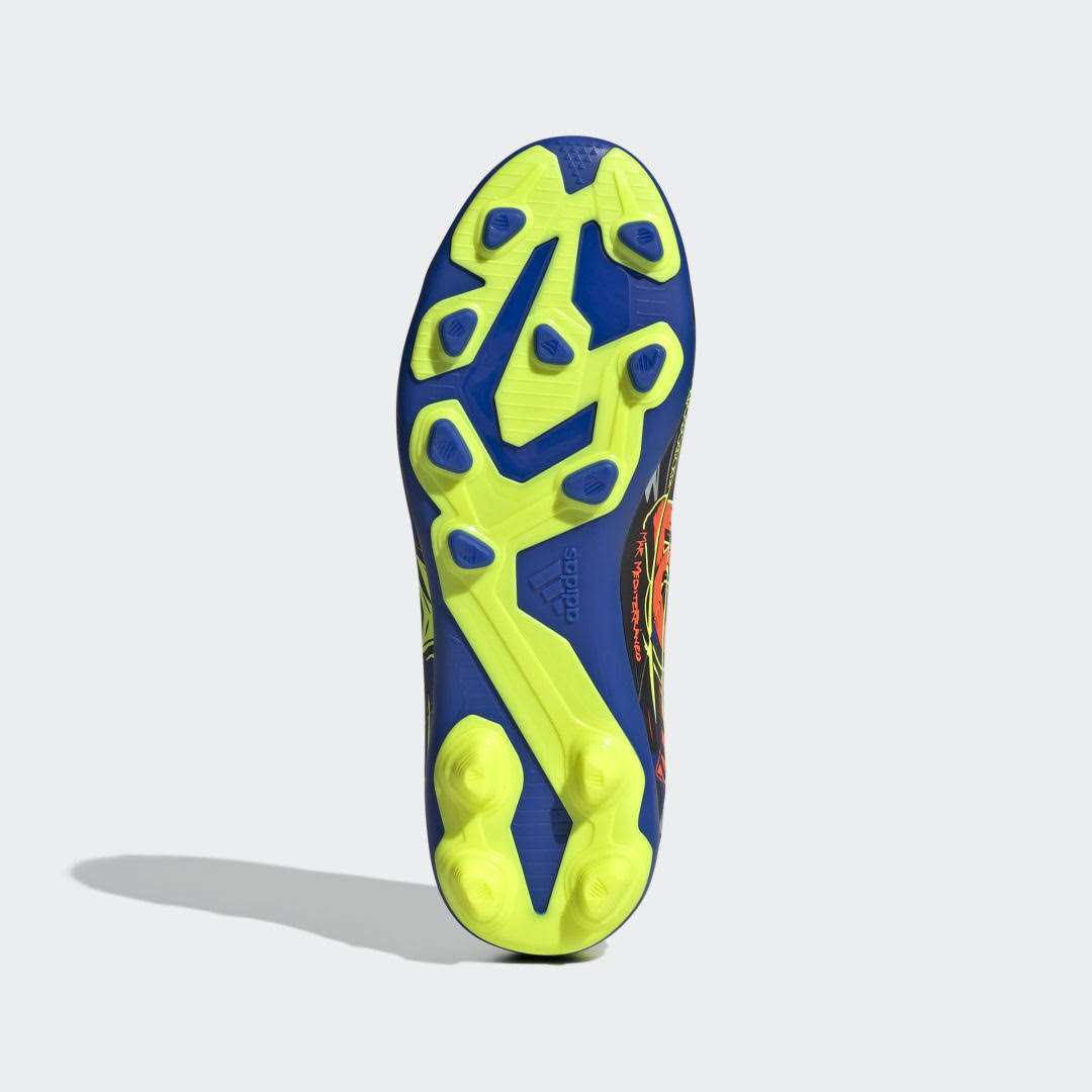 Adidas Kids& Nemeziz Messi 19.4 FxG Soccer Cleats, Blue