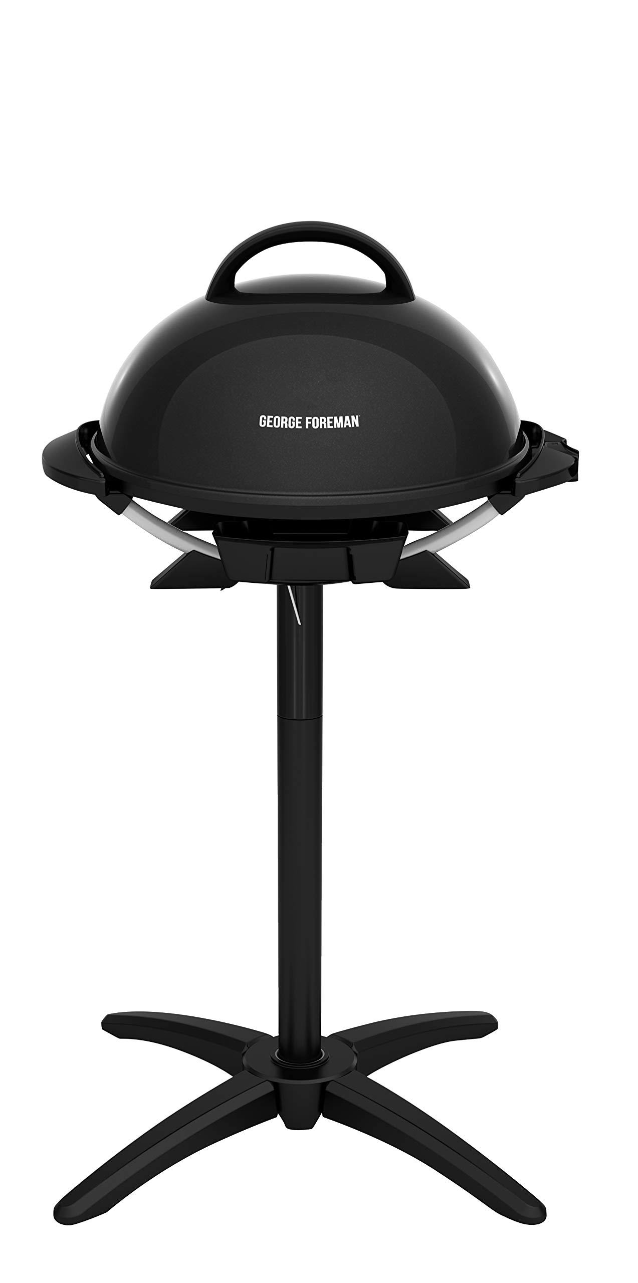 George Foreman 15-Serving Indoor/Outdoor Electric Grill, Black