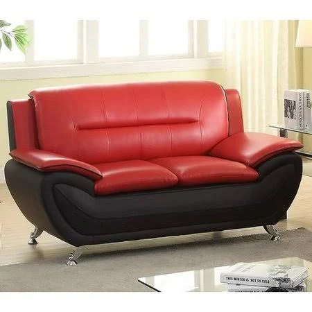 Orren Ellis Jasmin Loveseat, Red