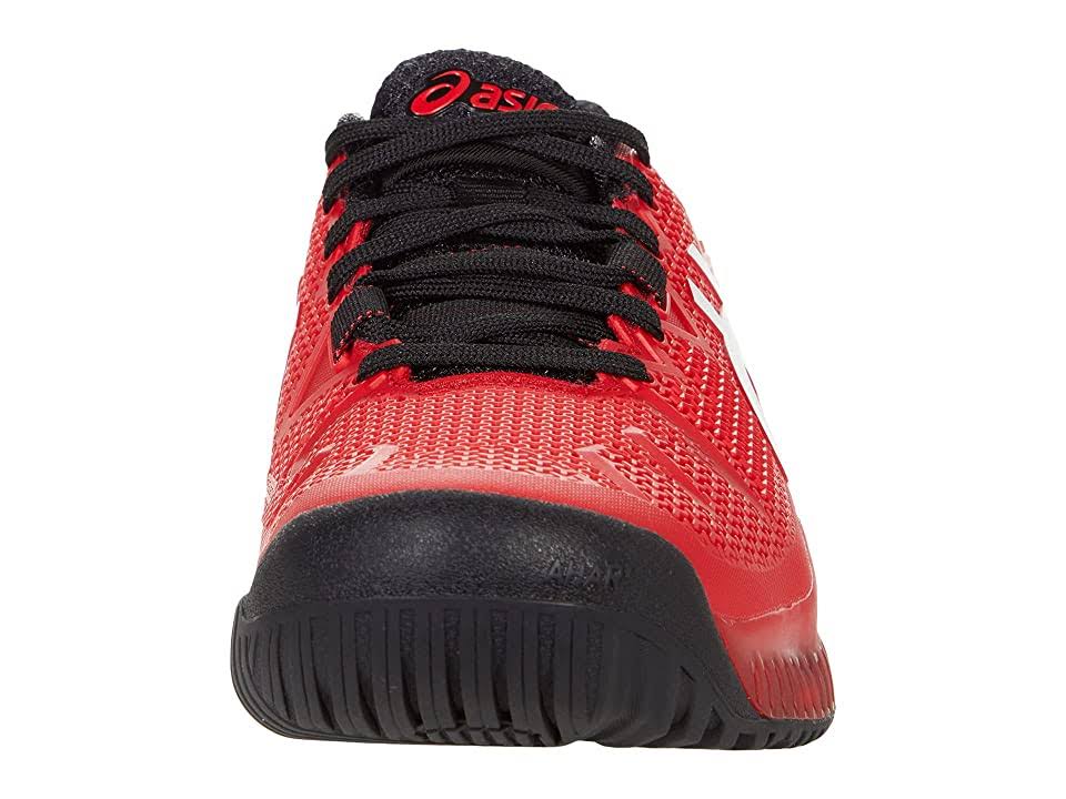 Asics Men's GEL-Resolution 8 Tennis Shoe (Electric Red/White)