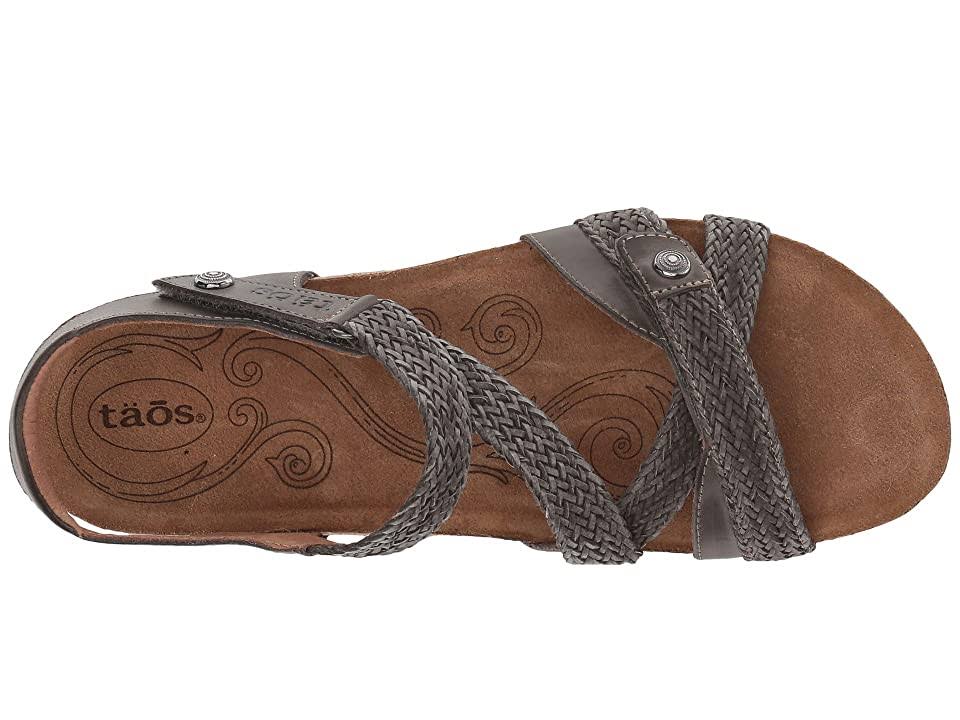 Women's Taos Trulie Dark Grey Leather Size 39 Wide