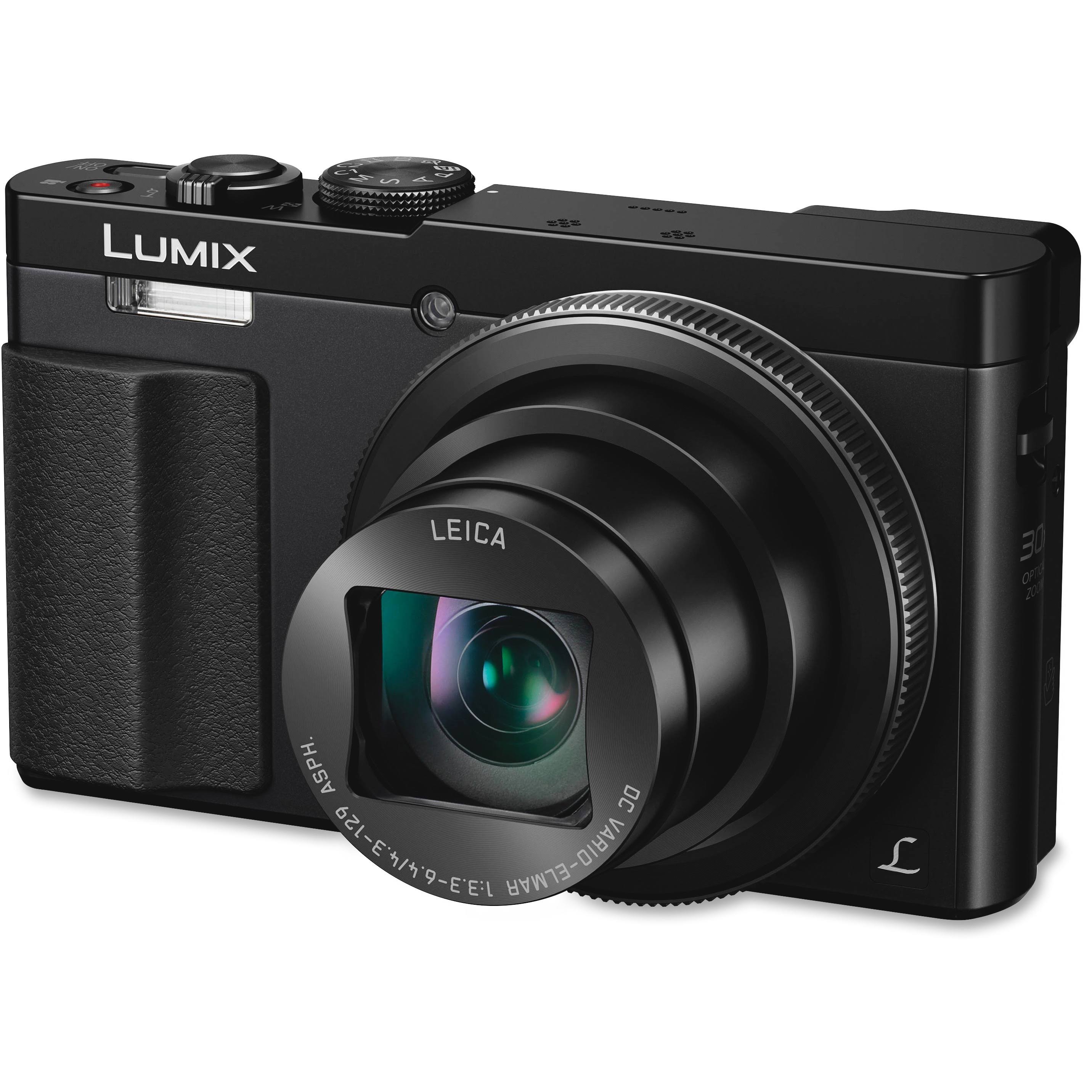 Panasonic Lumix DMC-ZS50 12.1 MP Compact Digital Camera - 1080p - Black