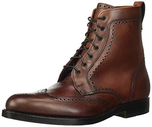 Men's Wingtip Dress Boots - Dalton - Oxblood - Allen Edmonds