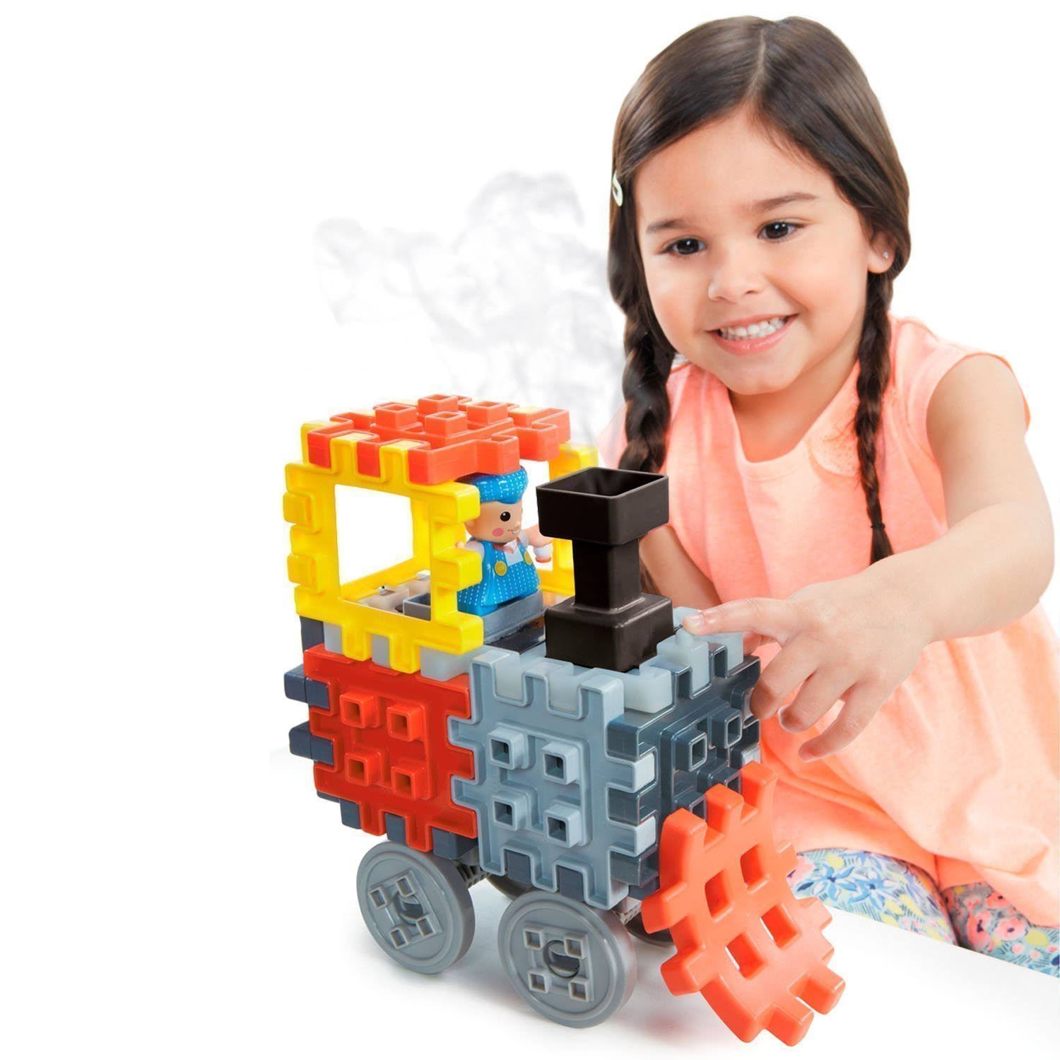 Little Tikes Waffle Blocks Steam Train Set