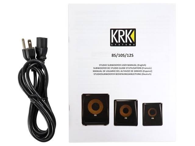 KRK 10S2 10x22 Powered Studio Subwoofer