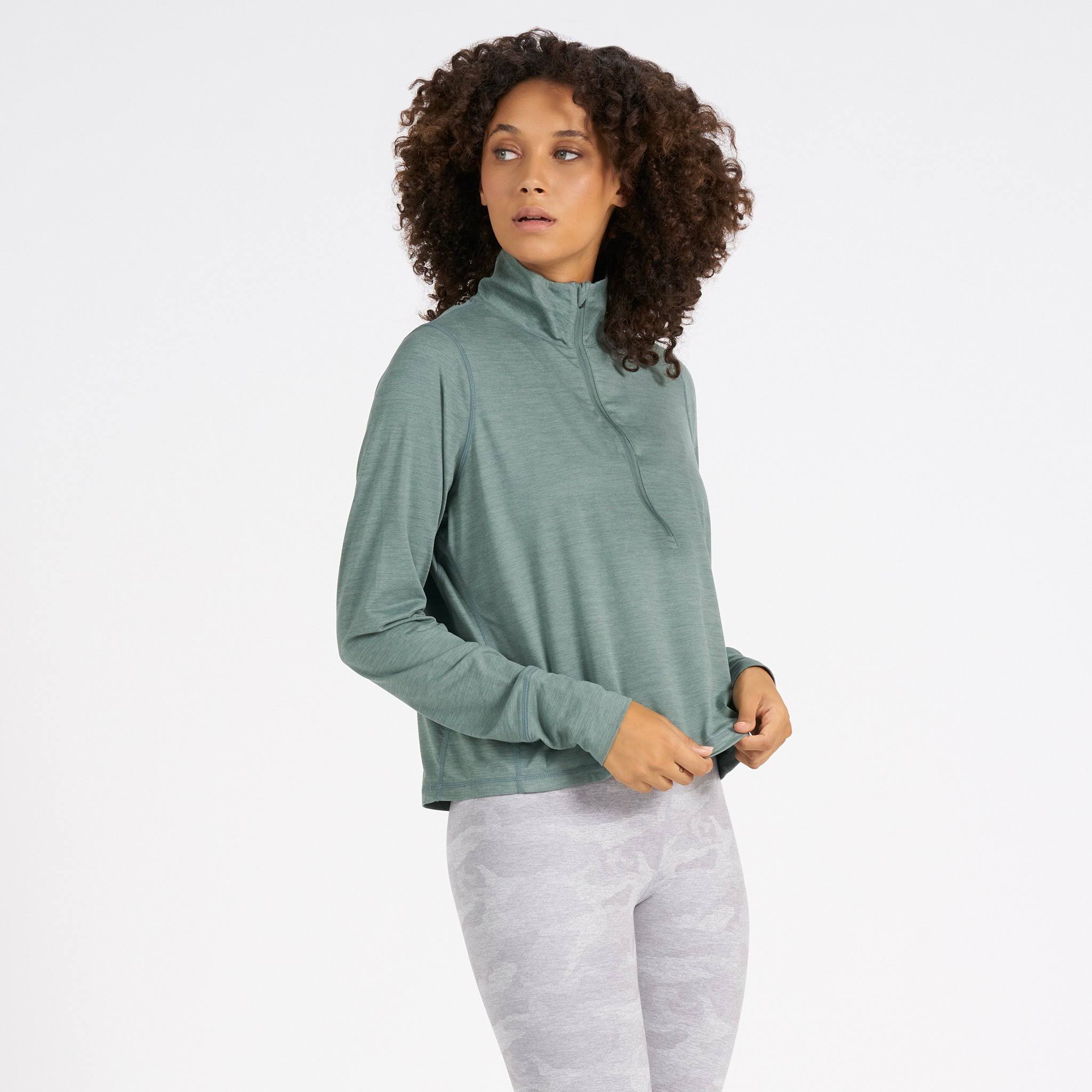 Vuori Crescent 1/2 Zip Pullover Women's 2021 - Small Green