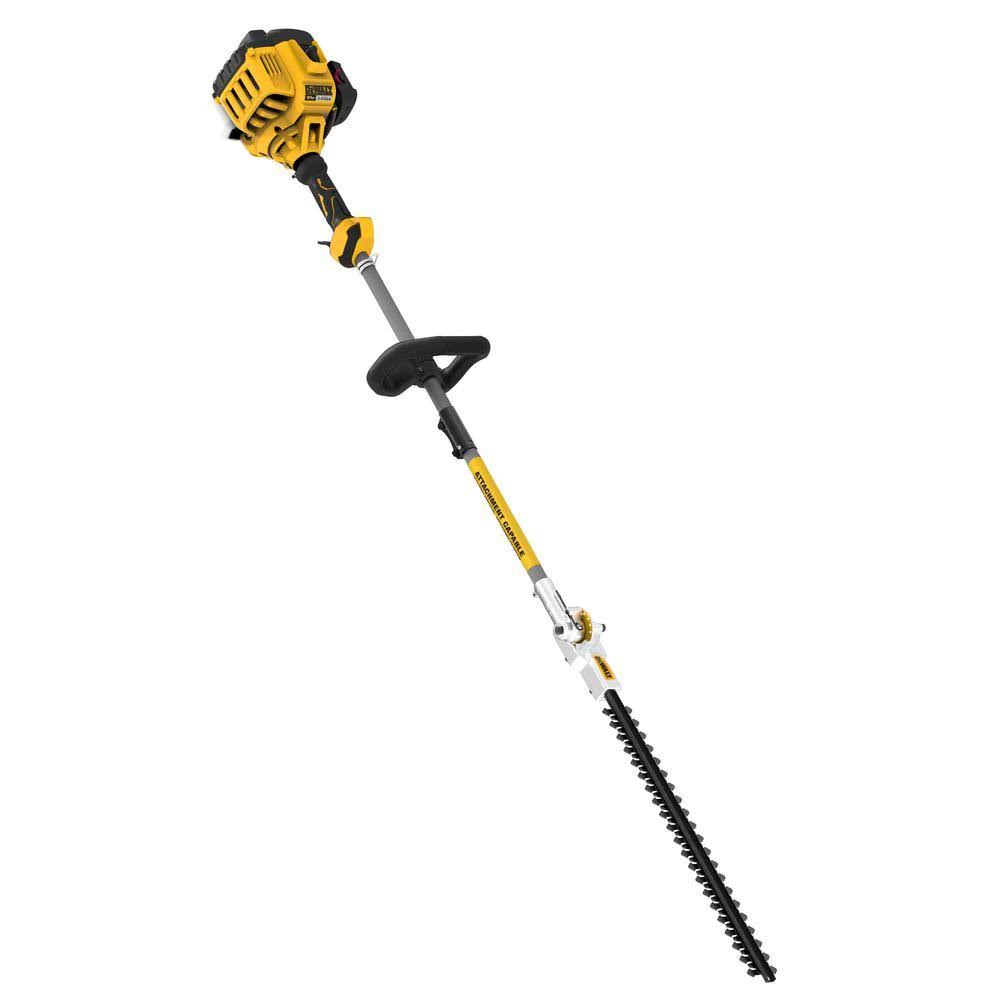 DeWalt 22 in. 27cc GAS 2-Cycle Articulating Hedge Trimmer with Attachment Capabilities