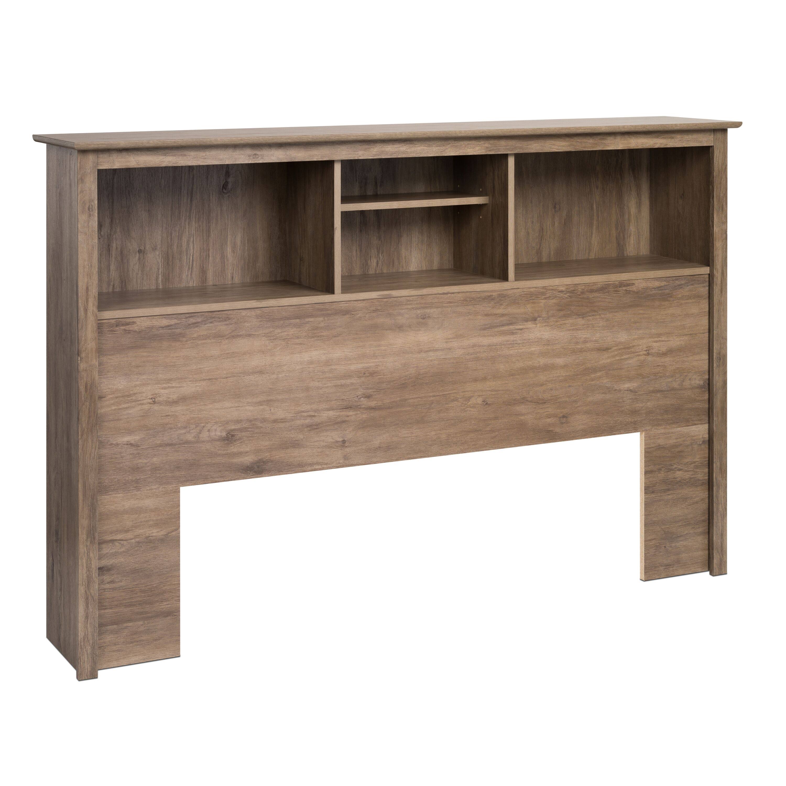 Prepac Salt Spring Headboard, Drifted Gray, Queen