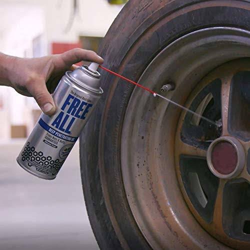 Free All Deep Penetrating Oil - Free Rusted and Frozen Parts - Silicone-Free 12 Count, Clear, Size: One Size