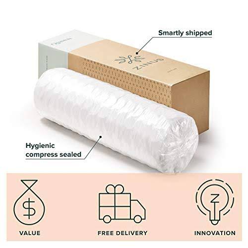 Zinus Italian Made 12 Olive Oil Pocket Spring Hybrid Mattress, Queen