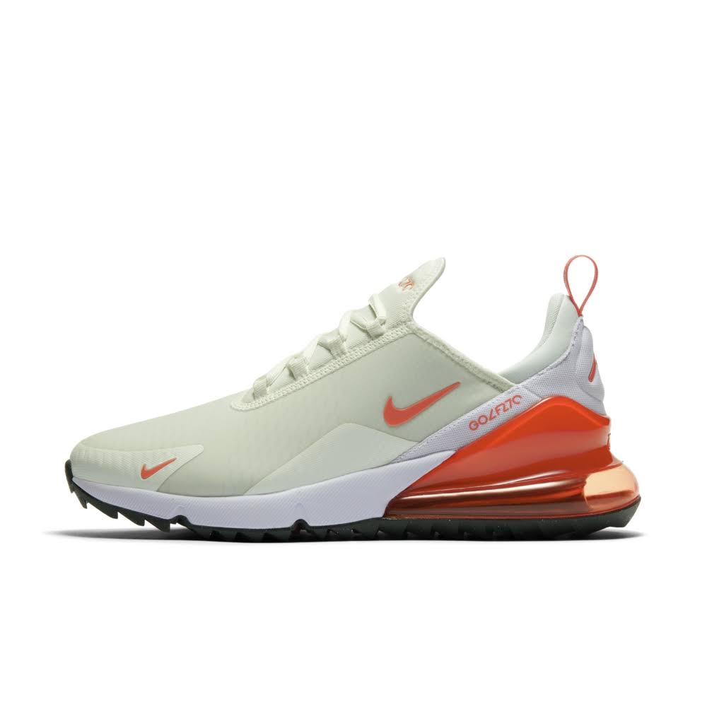 Nike Air Max 270 G Spikeless Golf Shoes - Sail/Magic Ember 15 Medium