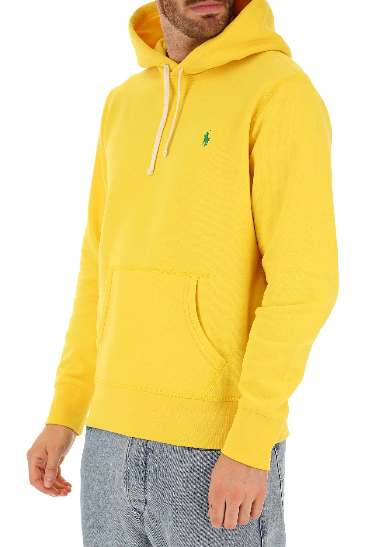 Polo Ralph Lauren Logo Hoodie Yellow