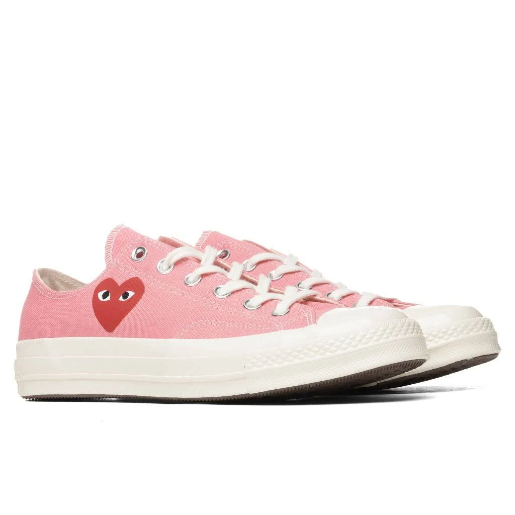 Converse x Play Comme des Gar?ons Chuck 70 (Pink Size 8) Unisex Canvas Shoes