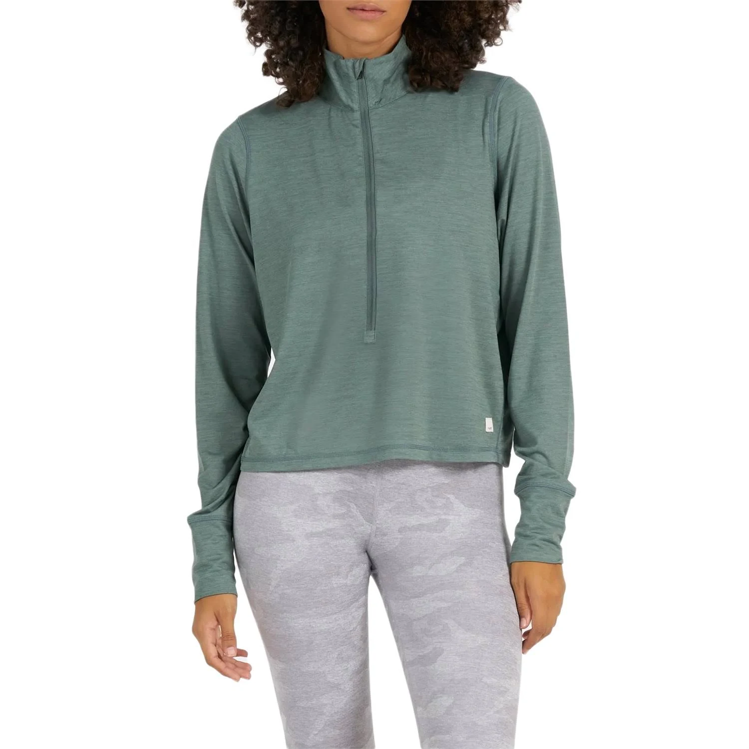Vuori Crescent 1/2 Zip Pullover Women's 2021 - Small Green