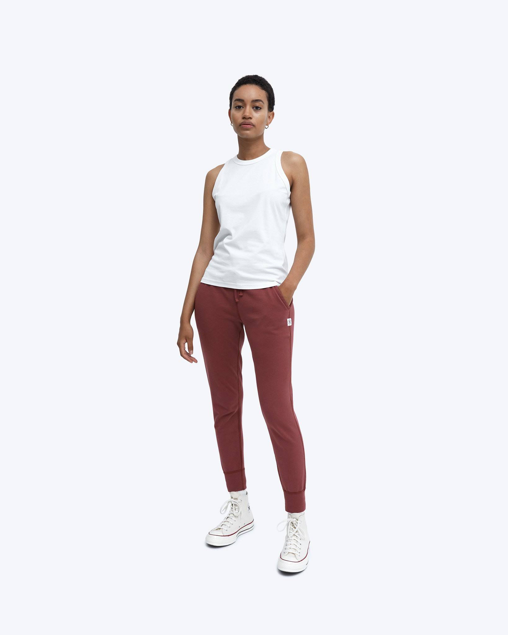 Reigning Champ Lightweight Terry Slim Sweatpant - Women's Russet, Xs