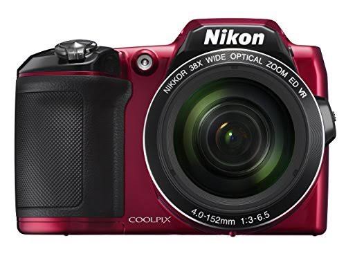 Nikon Coolpix L840 Digital Camera with 38x Optical Zoom and Built-in Wi-Fi (Red)