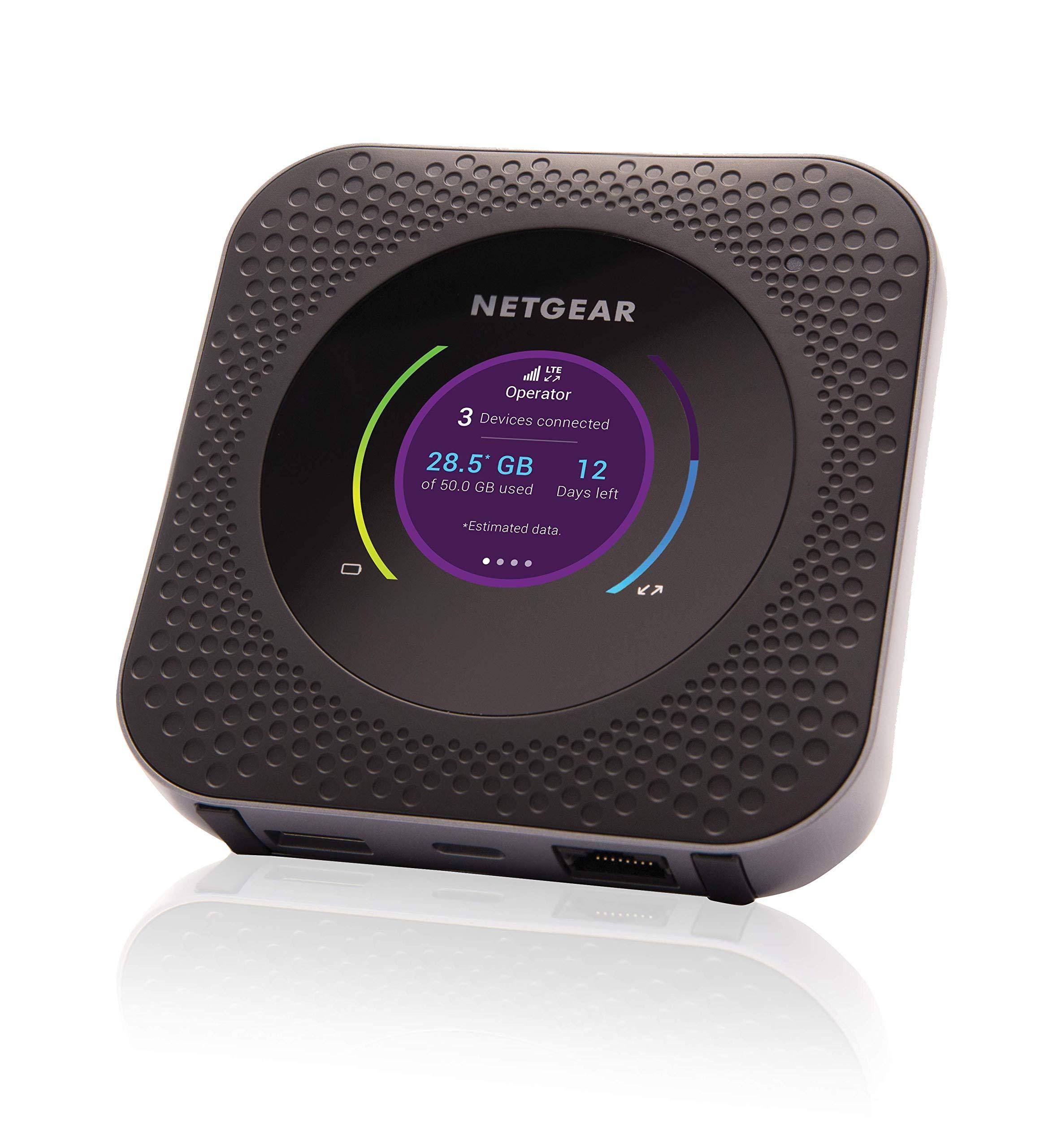 Netgear Nighthawk M1 Mobile Router Mobile Hotspot - 1 Gbps - LTE Advanced - Fast/Gigabit Ethernet/b/a/g/n/ac mr1100