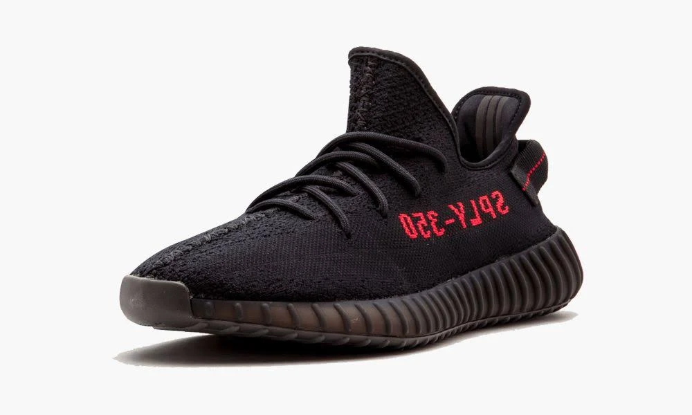 Adidas Yeezy Boost 350 V2 BLACK/RED Shoes - Size 10.5