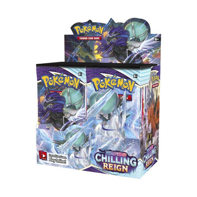 Pokemon TCG: Sword u0026 Shield - Chilling Reign - Booster Box