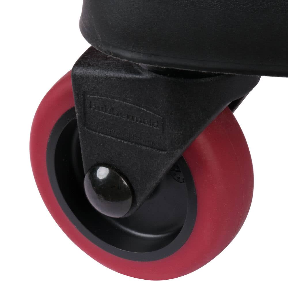 Rubbermaid Commercial WaveBrake 35 Quart Mopping Trolley Side Press Yellow