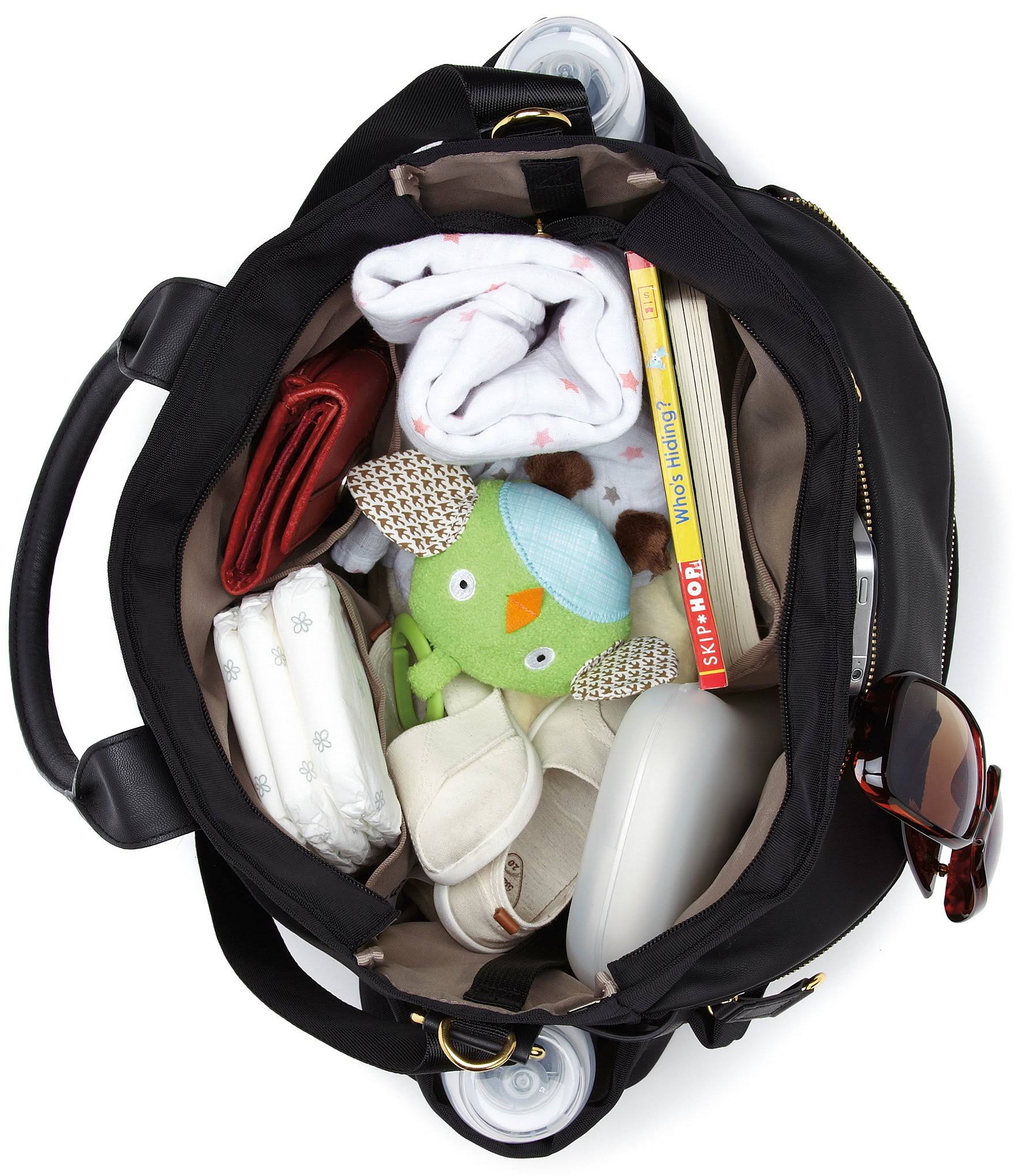 Skip Hop Chelsea Downtown Chic Satchel Diaper Bag - Black