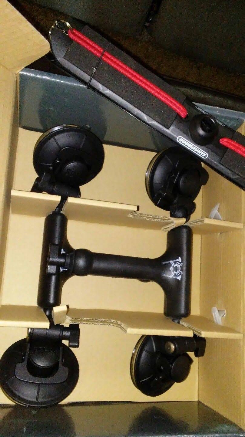 Sumo Suction Mount Rod Carrier