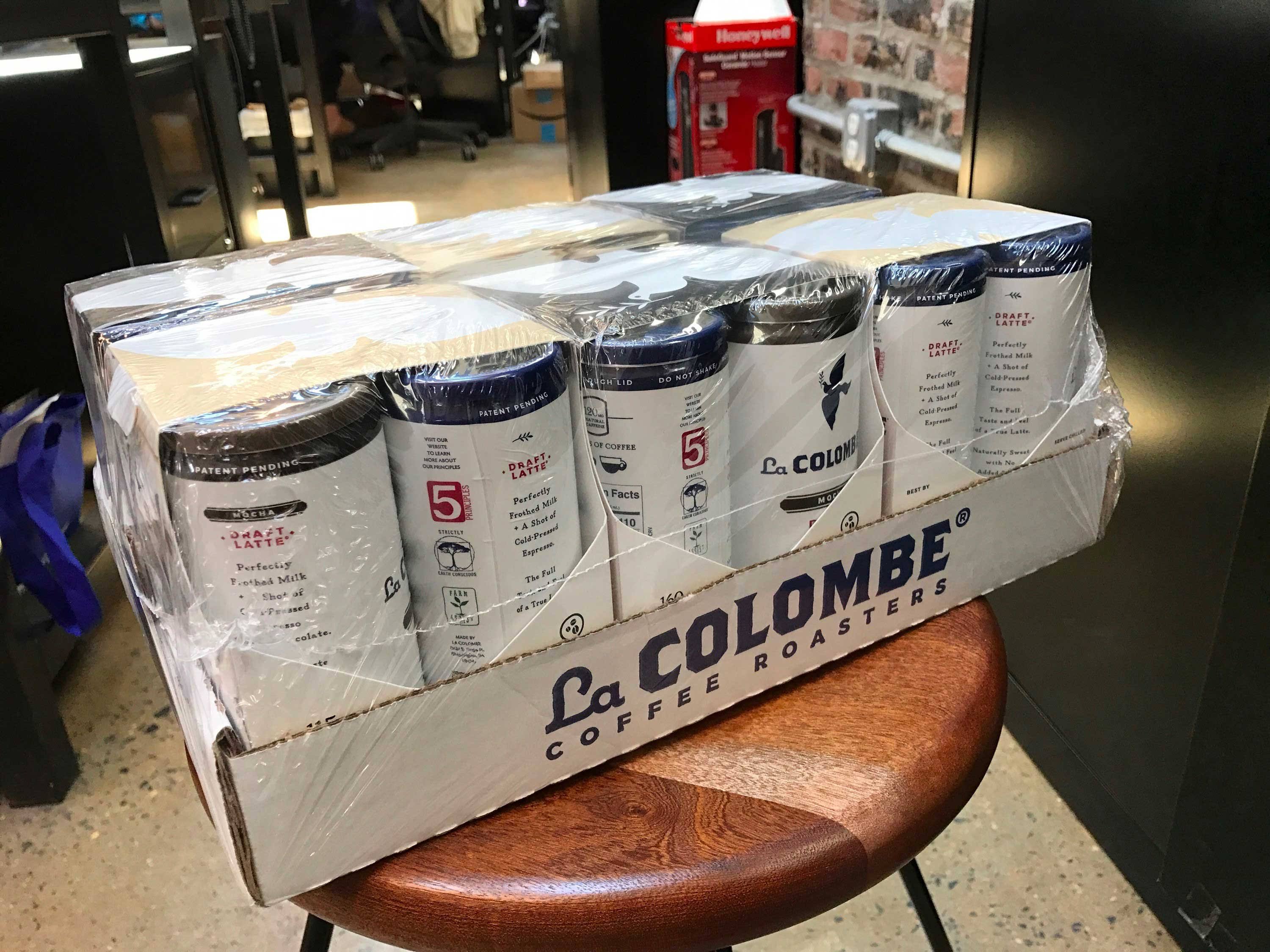 La Colombe Original Draft Cold Brew Latte, 9 Fluid Ounce -- 24 per case.