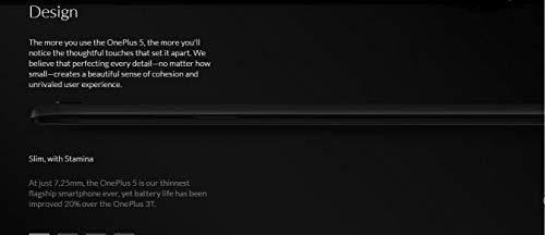 OnePlus 5 A5000 - Gray - 6GB Ram + 64 GB - 5.5 inch - International Version - No Warranty Gray Renewed