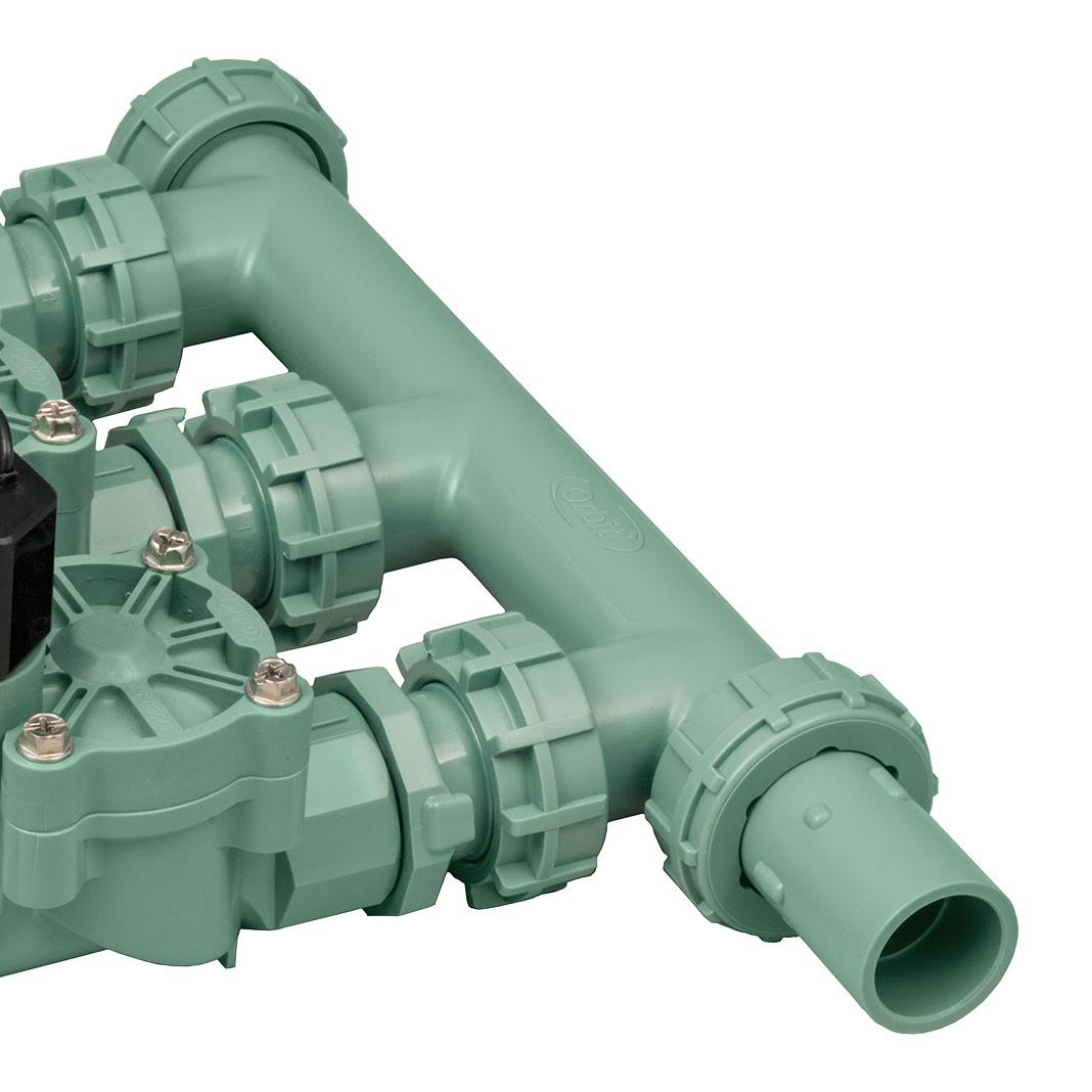 Orbit 3-Valve Preassembled Irrigation Manifold with Easy Wire