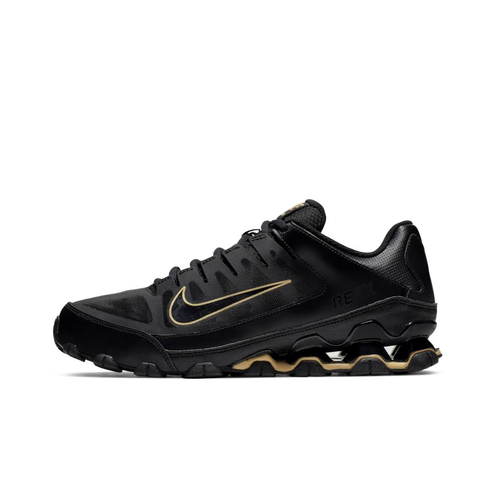 Mens Nike Reax 8 TR Mesh Black Gold - Size 10 Men