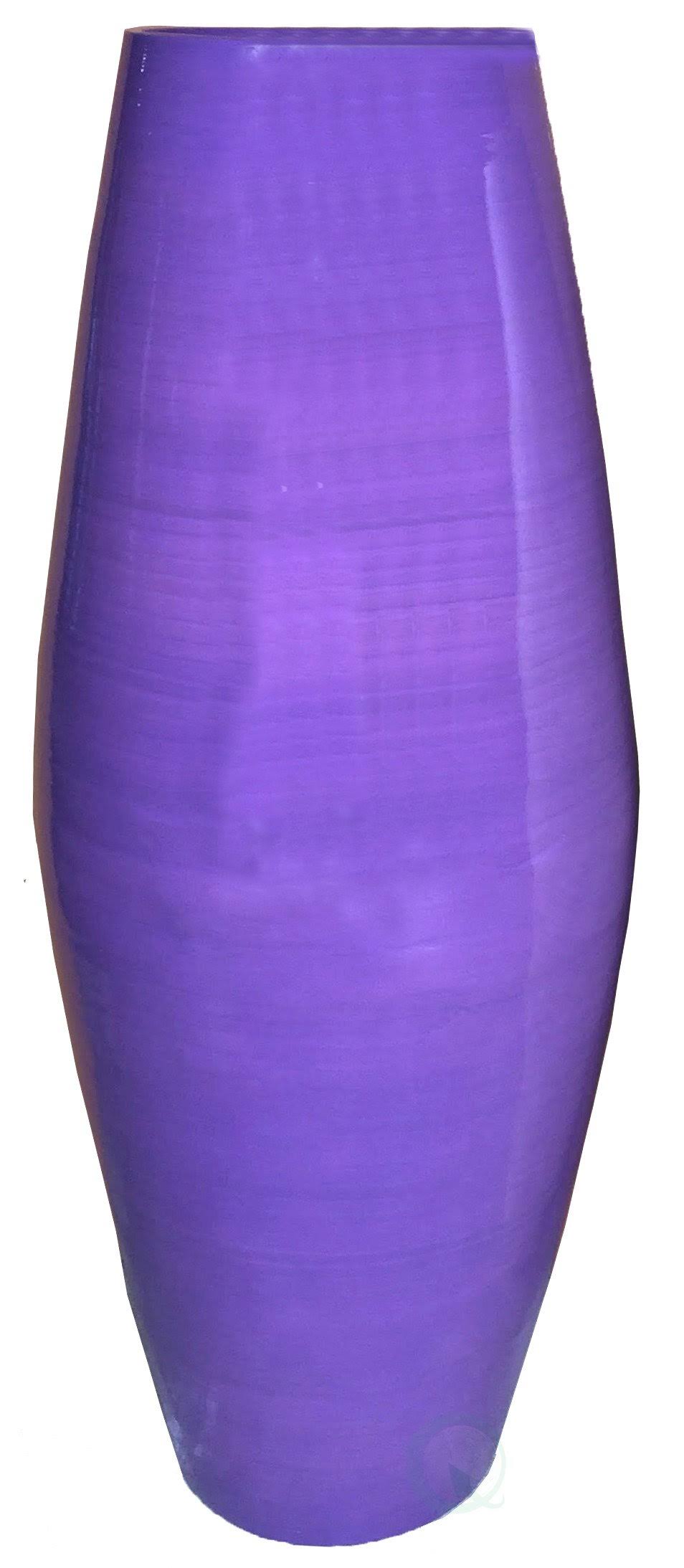 27.5 in. Tall Bamboo Floor Vase - Red